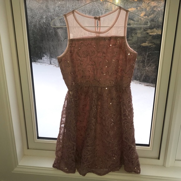 Justice Dusty Rose dress - Picture 4 of 7